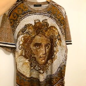 (Big sale!) New! Versace mens t-shirt rare style
